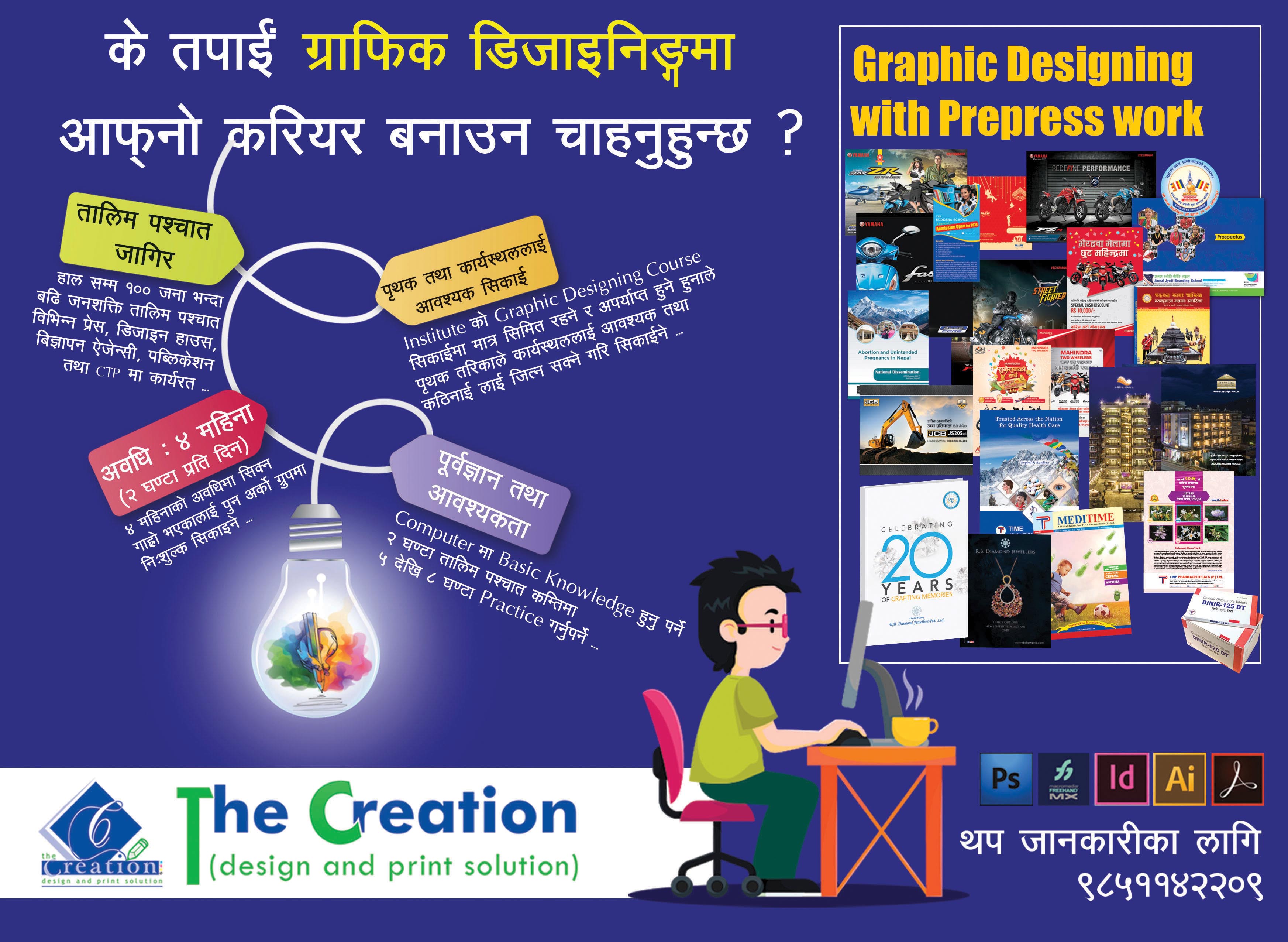 Graphic Design with Pre press work